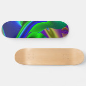 Abstrakter Regenbogen Skateboard (Horizontal)