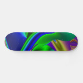 Abstrakter Regenbogen Skateboard (Horizontal)
