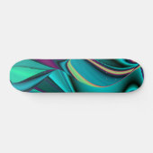 Abstrakter Regenbogen Skateboard (Horizontal)