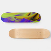 Abstrakter Regenbogen Skateboard (Horizontal)