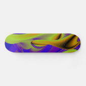 Abstrakter Regenbogen Skateboard (Horizontal)
