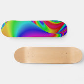 Abstrakter Regenbogen Skateboard (Horizontal)