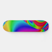 Abstrakter Regenbogen Skateboard (Horizontal)