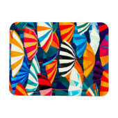 Abstrakter Regenbogen Strand Umbrella Magnet (Horizontal)