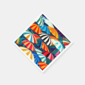 Abstrakter Regenbogen Strand Umbrella Serviette (Ecke)