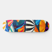Abstrakter Regenbogen Strand Umbrella Skateboard (Horizontal)