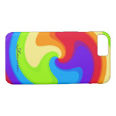 Abstrakter Regenbogen Swirl iPhone 7 Gehäuse Case-Mate iPhone Hülle (Rückseite (Horizontal))