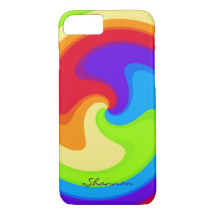 Abstrakter Regenbogen Swirl iPhone 7 Gehäuse iPhone 8/7 Hülle