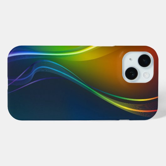 Abstrakter Regenbogenfluss Case-Mate iPhone Hülle (Rückseite (Horizontal))