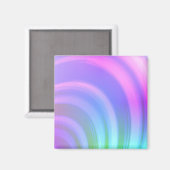 Abstrakter Regenbogenmagnet Magnet (Vorderseite/Rückseite)