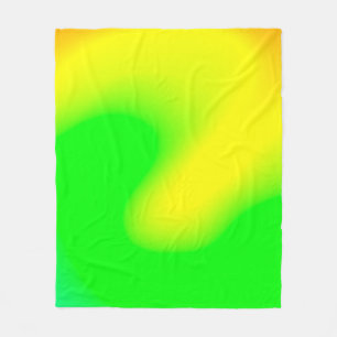 Abstrakter Regenbogenwolkenuntergrund in Pastellfa Fleecedecke