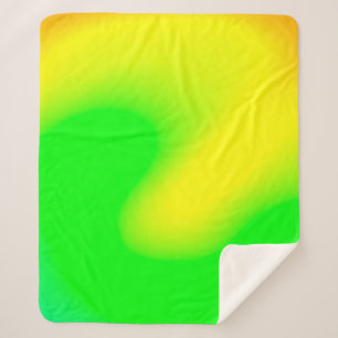 Abstrakter Regenbogenwolkenuntergrund in Pastellfa Sherpadecke