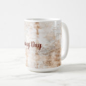 Abstrakter Regentag Kaffeetasse (VorderseiteRechts)
