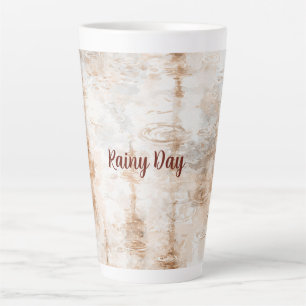 Abstrakter Regentag Milchtasse