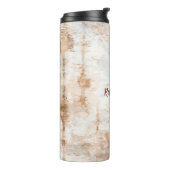 Abstrakter Regentag Thermosbecher (Nach links gedreht)