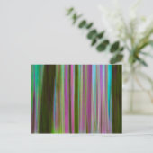 Abstrakter Regenwald in der Dämmerung | Washington Postkarte (Stehend Vorderseite)