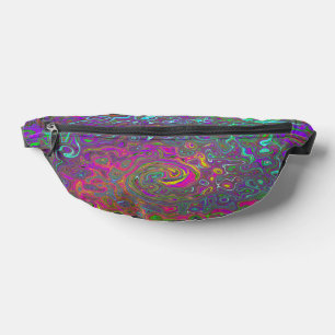 Abstrakter Retro-Flüssig-Swirl, schlaff Bauchtasche