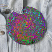 Abstrakter Retro-Flüssig-Swirl, schlaff Button (Beispiel)