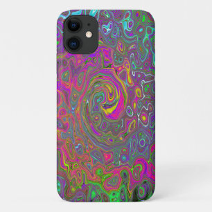 Abstrakter Retro-Flüssig-Swirl, schlaff Case-Mate iPhone Hülle