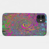 Abstrakter Retro-Flüssig-Swirl, schlaff Case-Mate iPhone Hülle (Rückseite (Horizontal))