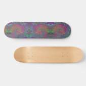 Abstrakter Retro-Flüssig-Swirl, schlaff Skateboard (Horizontal)