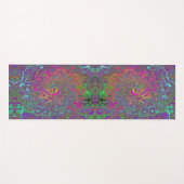 Abstrakter Retro-Flüssig-Swirl, schlaff Yogamatte (Vorderseite (Horizontal))