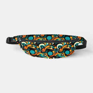 Abstrakter Retro-Funk Bauchtasche
