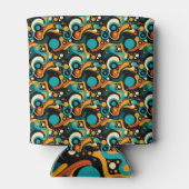 Abstrakter Retro-Funk Dosenkühler (Rückseite)