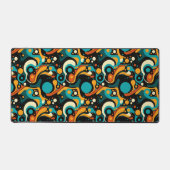 Abstrakter Retro-Funk Schreibtischunterlage (Vorderseite)