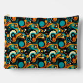 Abstrakter Retro-Funk Zubehörtasche (Vorderseite)