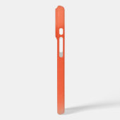 Abstrakter Retro-Gradient Orange Personalisierter  Case-Mate iPhone Hülle (Rückseite / Links)