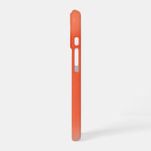 Abstrakter Retro-Gradient Orange Personalisierter iPhone 16 Hülle (Linke Seite)