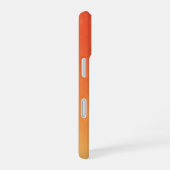 Abstrakter Retro-Gradient Orange Personalisierter iPhone 16 Hülle (Rechte Seite)