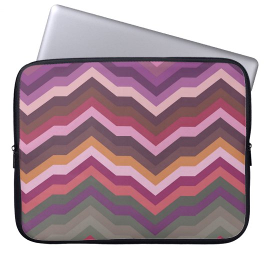 Abstrakter Retro-Hintergrund, Mode Z Laptopschutzhülle (Vorderseite)