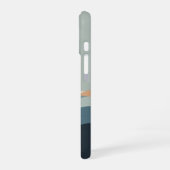 Abstrakter Retro-Wal-Schwanz iPhone 16 Hülle (Linke Seite)