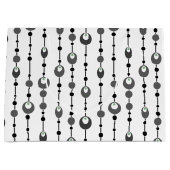 Abstrakter Retrodesign-Deko Große Geschenktüte (Vorderseite)