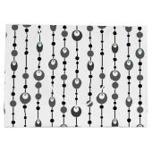 Abstrakter Retrodesign-Deko Große Geschenktüte (Rückseite)