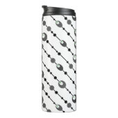 Abstrakter Retrodesign-Deko mit Drehkissen Thermosbecher (Nach rechts gedreht)