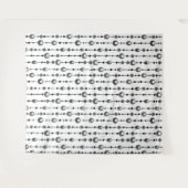 Abstrakter Retrodesign-Deko Wandteppich (Vorderseite (Horizontal))