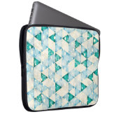 Abstrakter Retrohintergrund Laptopschutzhülle (Vorne Rechts)