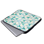 Abstrakter Retrohintergrund Laptopschutzhülle (Vorne Knopf)