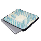 Abstrakter Retrohintergrund Laptopschutzhülle (Vorne Knopf)