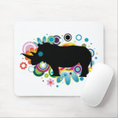 Abstrakter Rhino Mousepad (Mit Mouse)