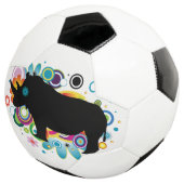 Abstrakter Rhino Soccer Ball (Dreiviertel)