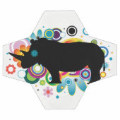 Abstrakter Rhino Soccer Ball (Flach)