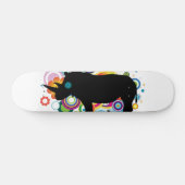 Abstrakter RhinoSkateboard Skateboard (Horizontal)