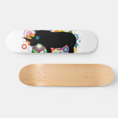 Abstrakter RhinoSkateboard Skateboard (Horizontal)