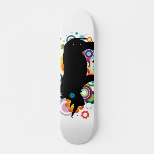 Abstrakter RhinoSkateboard Skateboard (Vorne)