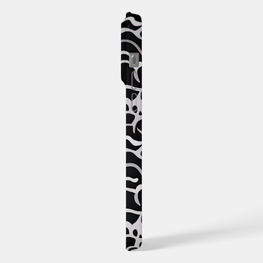 Abstrakter Rippel iPhone Hülle (Linke Seite)