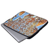 Abstrakter Rock Pool Laptopschutzhülle (Vorne Knopf)